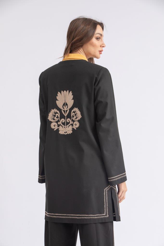 crepe jacket