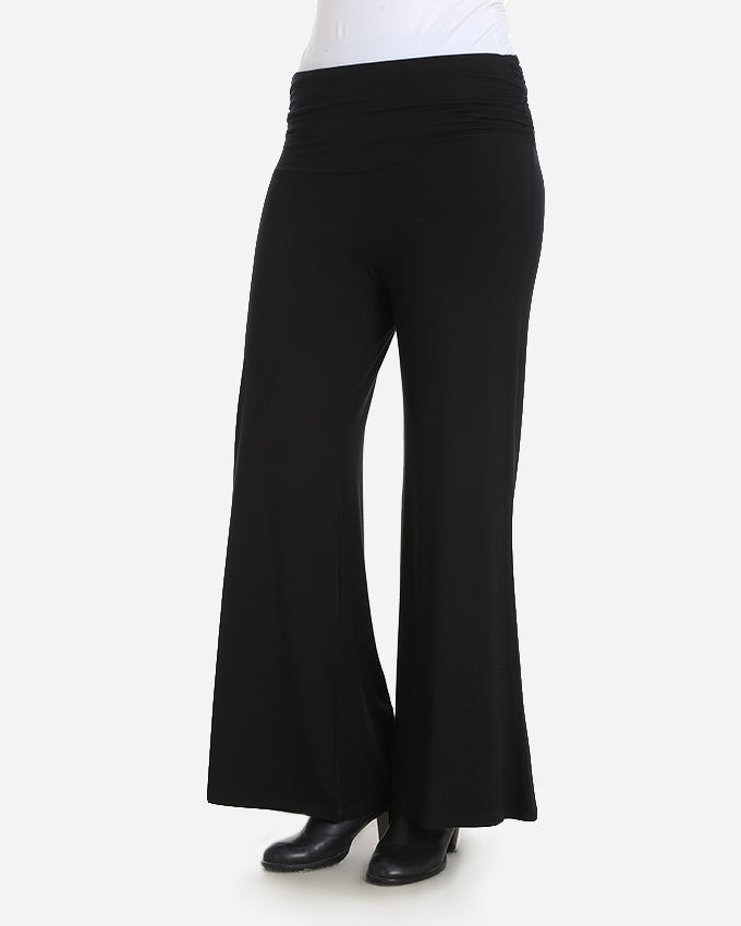 Black Loose Fit Flowy Pants