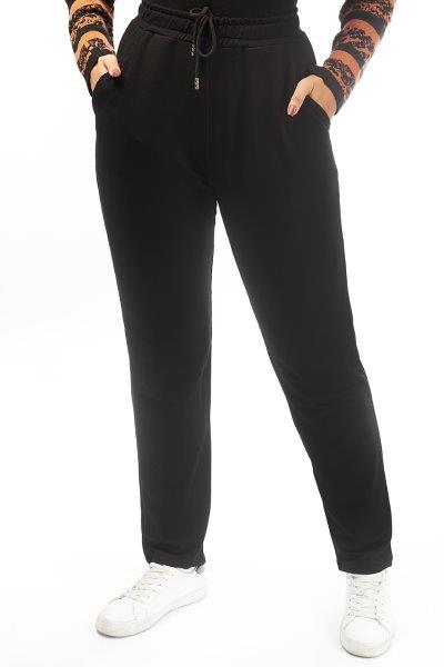 Black Soft Straight Leg Pants