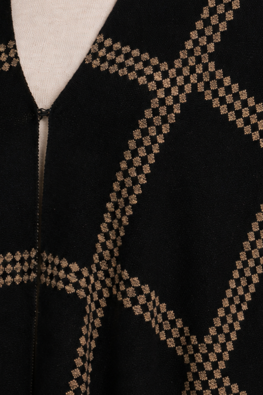 knitwear poncho