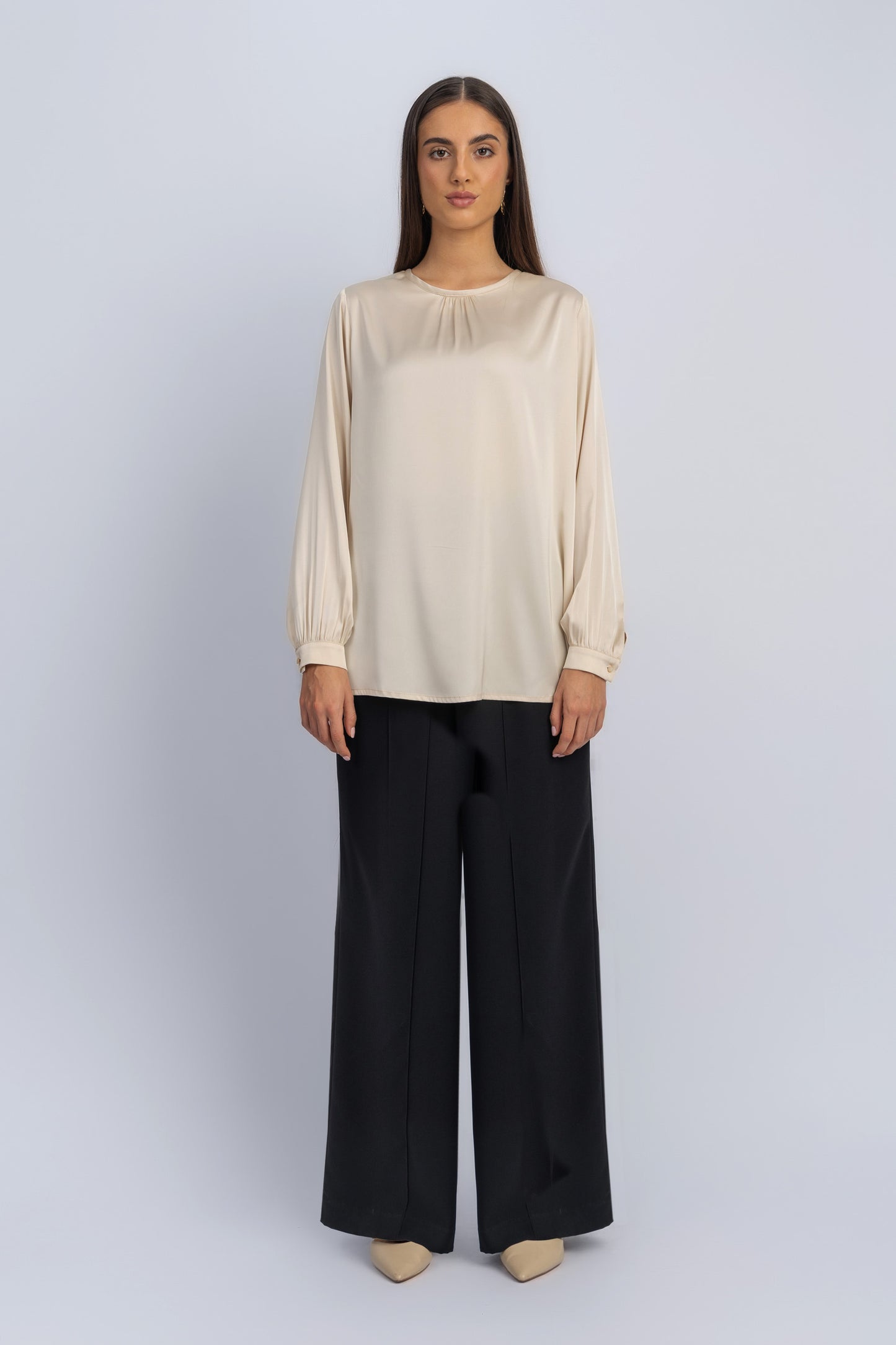 satin blouse