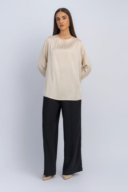 satin blouse