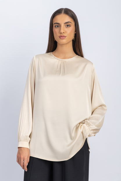 satin blouse
