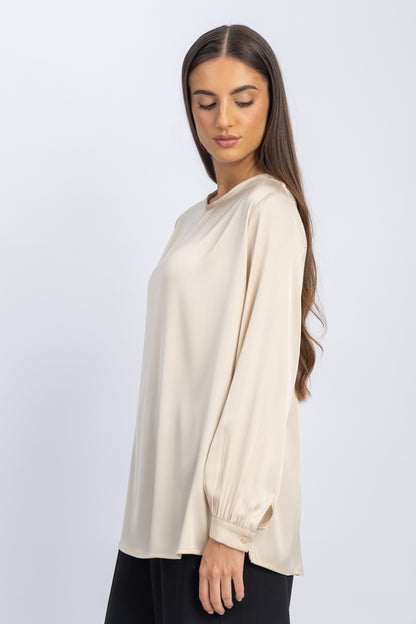 satin blouse