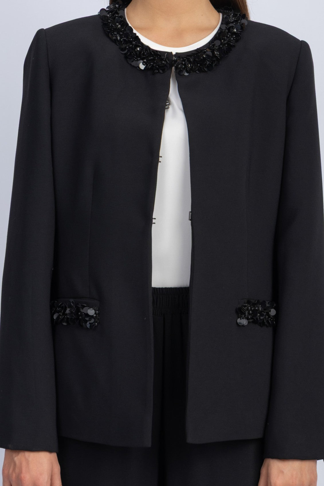 crepe jacket