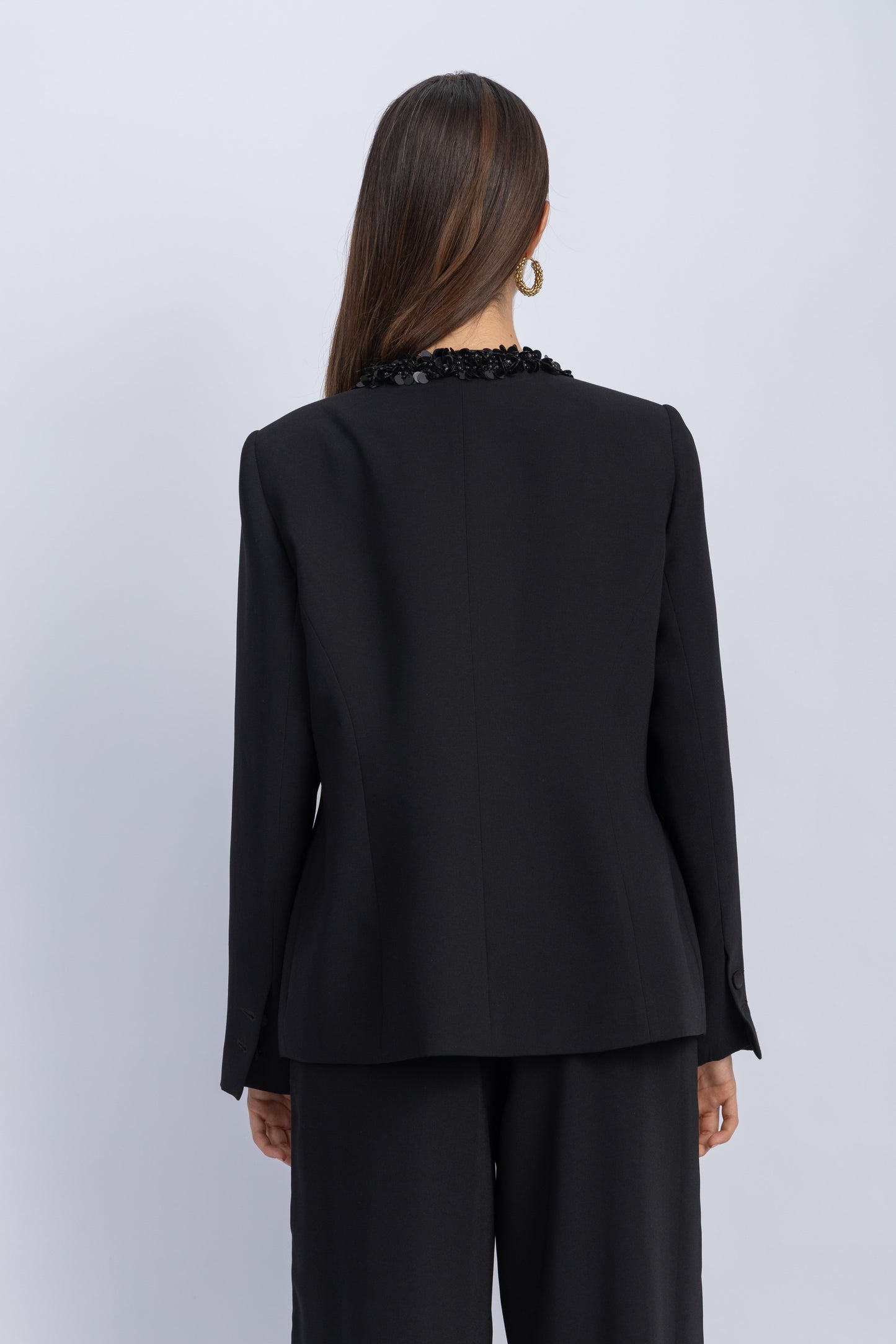 crepe jacket