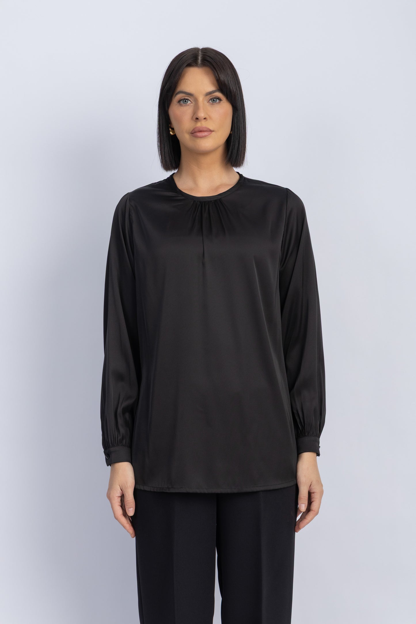 satin blouse