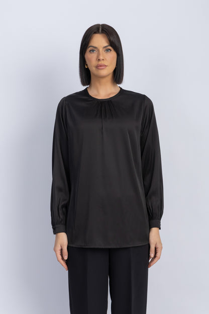 satin blouse
