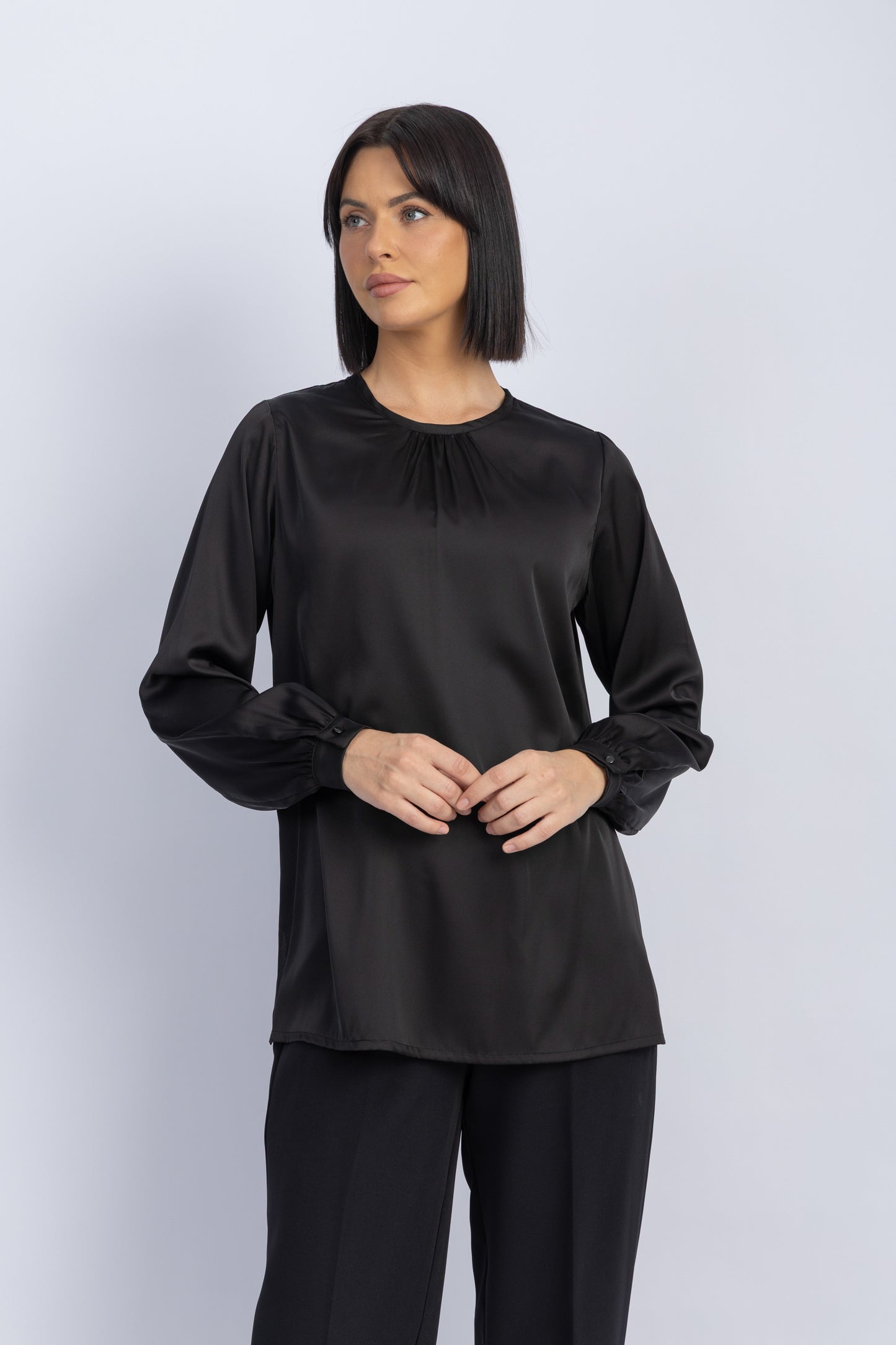 satin blouse