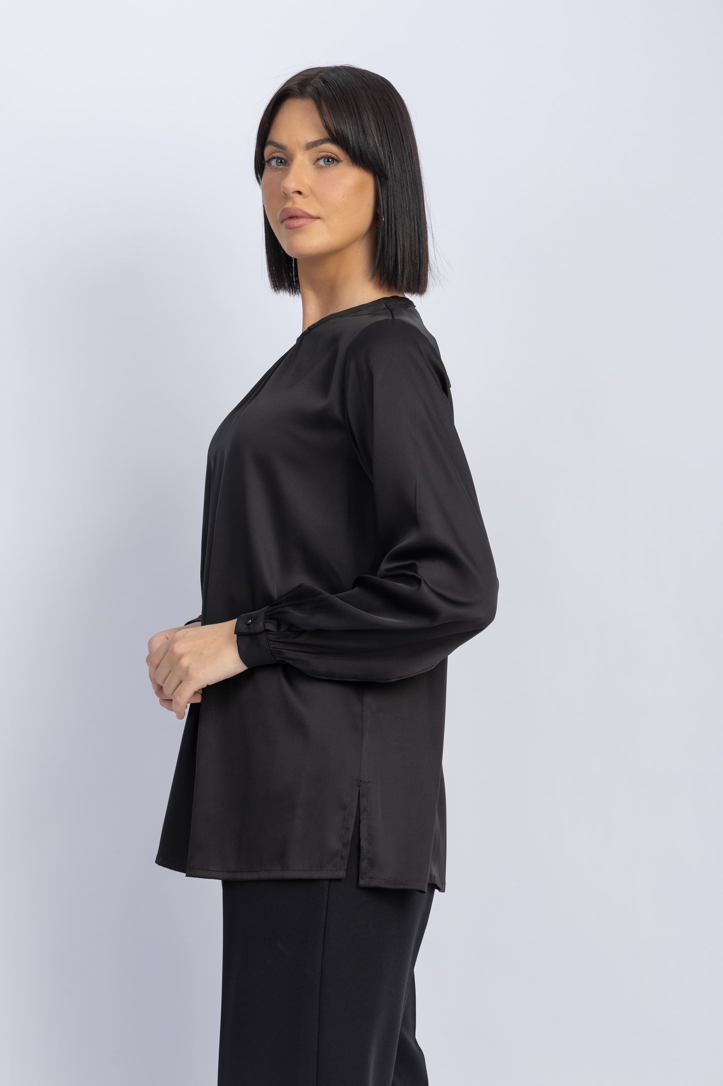 satin blouse