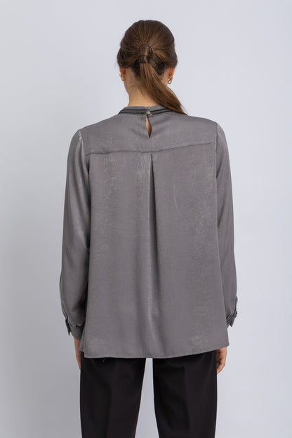 satin blouse