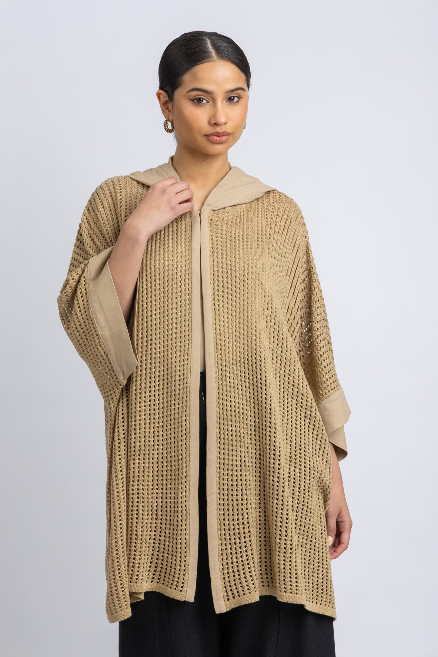 knitwear poncho