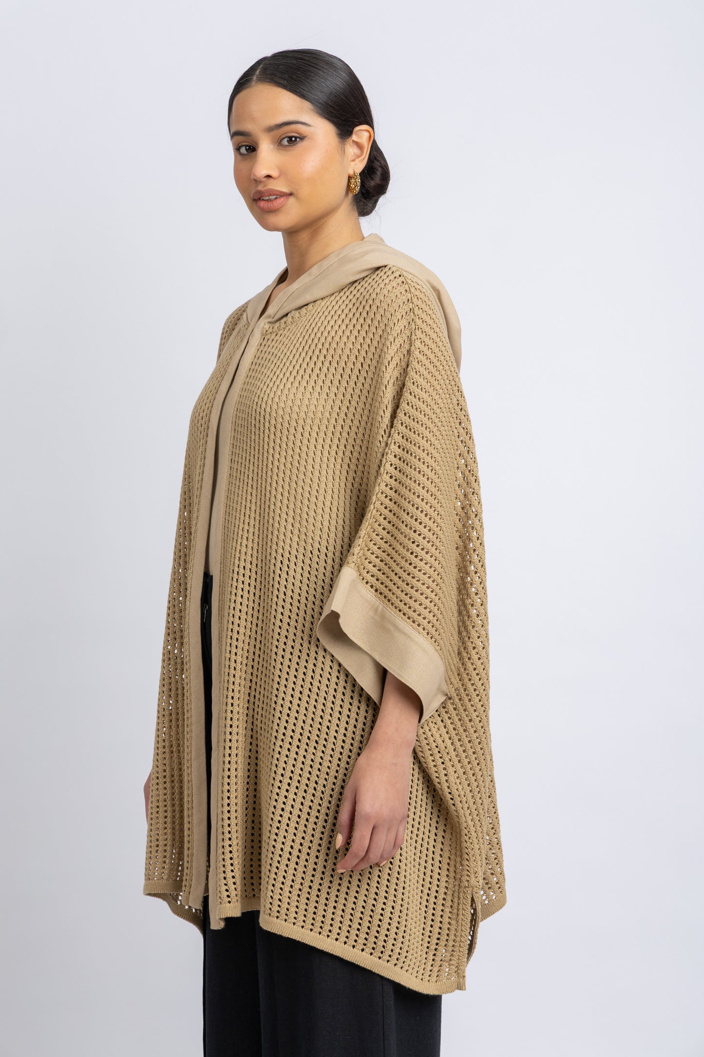 knitwear poncho