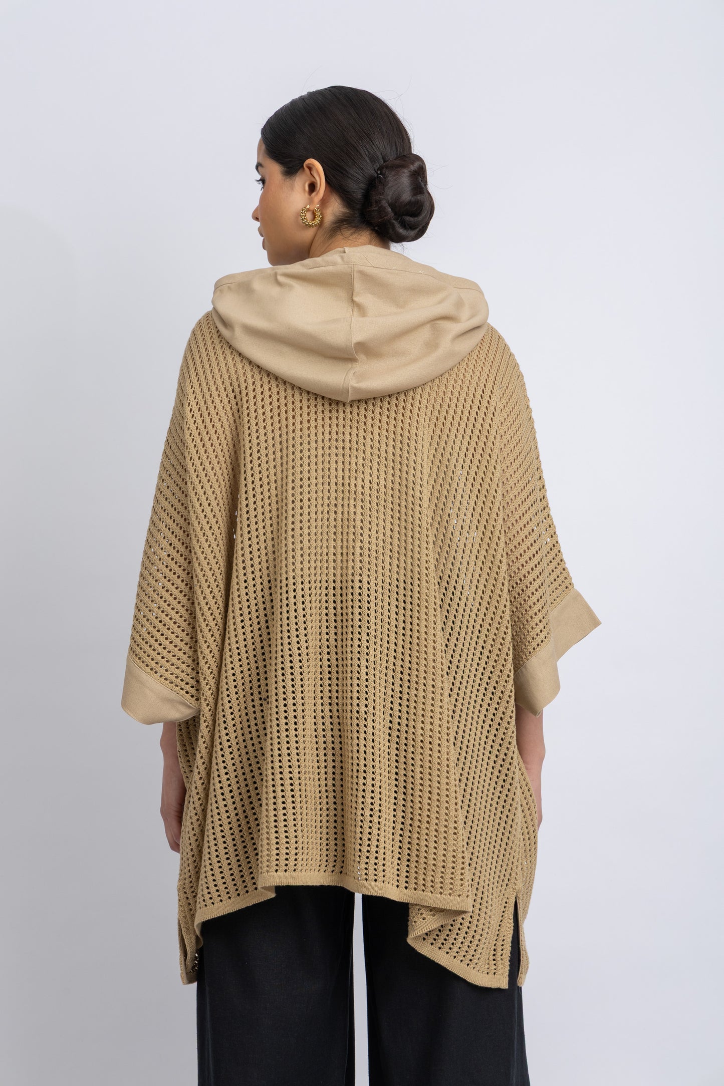 knitwear poncho