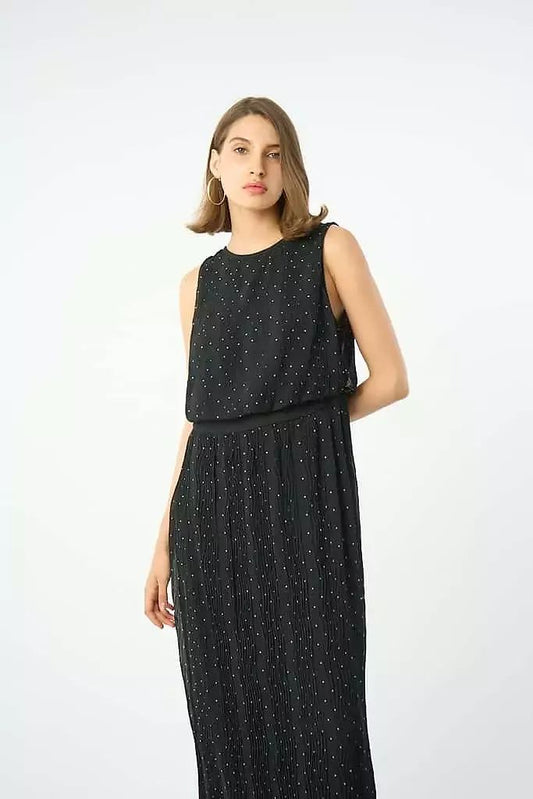 PRINTED CREPE CHIFFON  DRESS