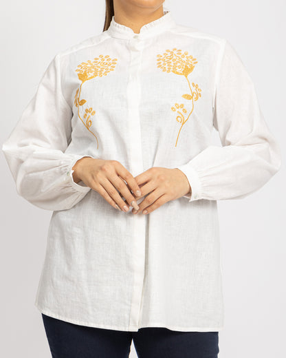 Cotton linen shirt