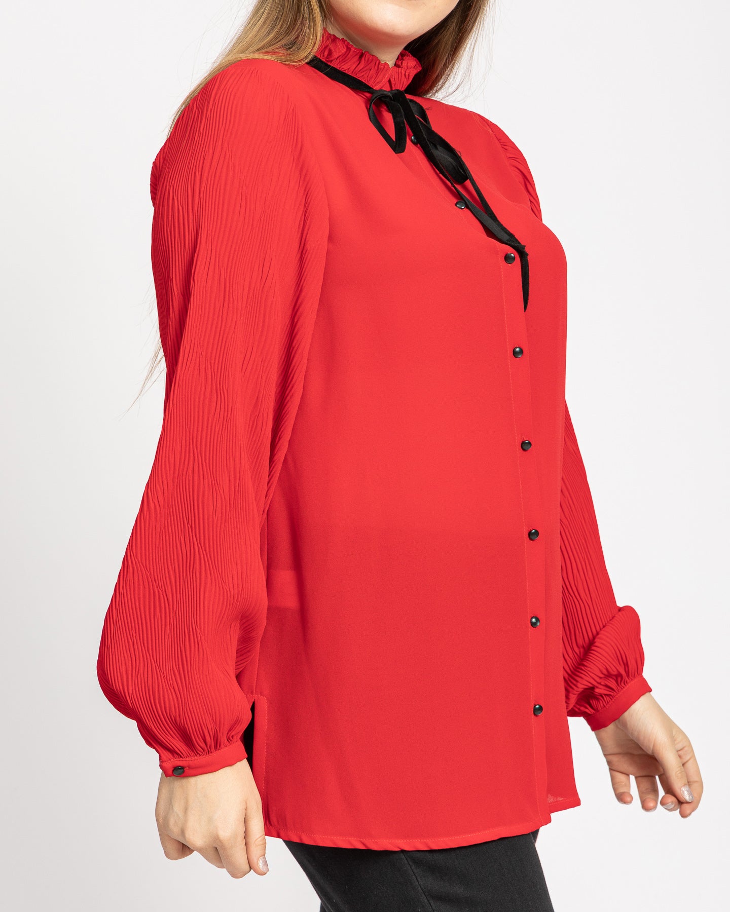 Crepe chiffon shirt