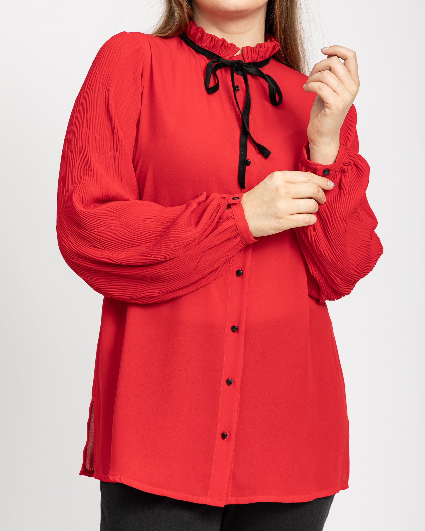 Crepe chiffon shirt