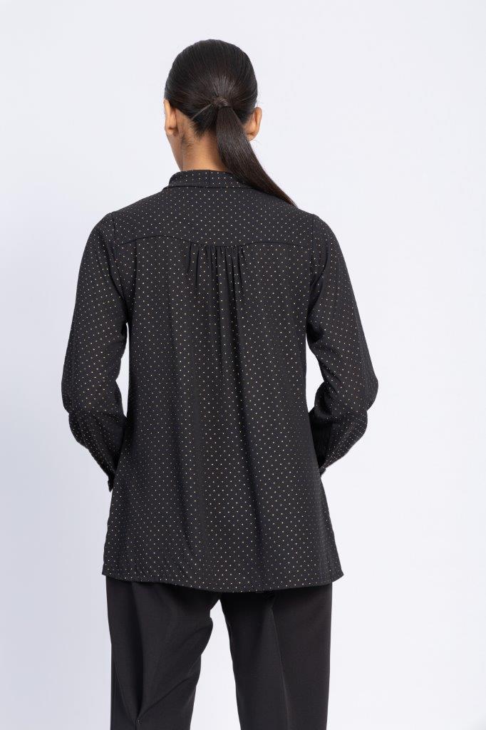 Crepe chiffon shirt