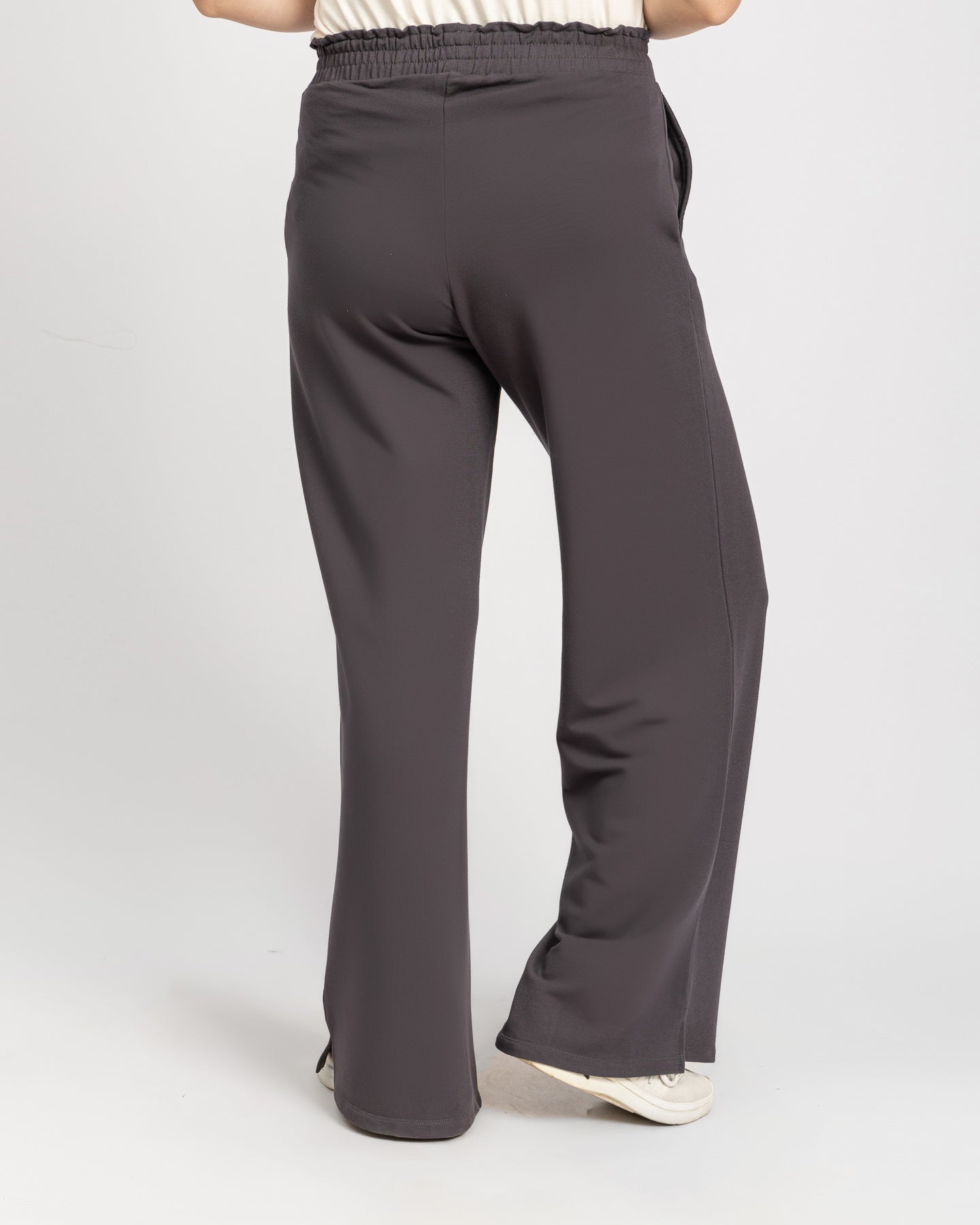 100% natural modal elastin wide cut training suit pants