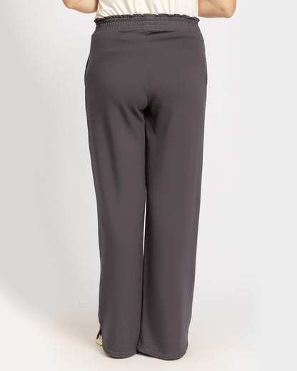 100% natural modal elastin wide cut training suit pants