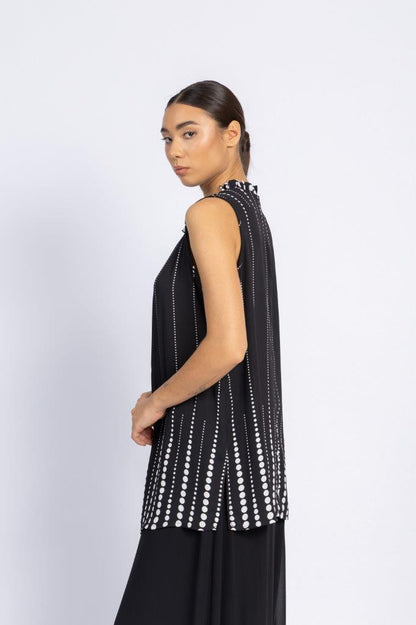 Crepe chiffon top