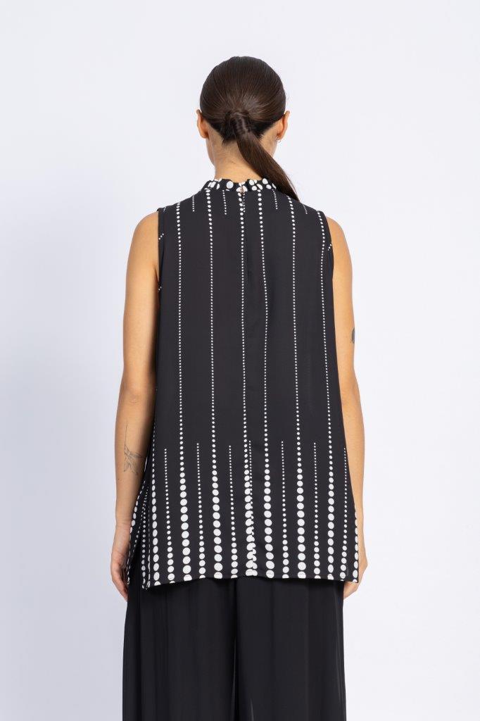 Crepe chiffon top