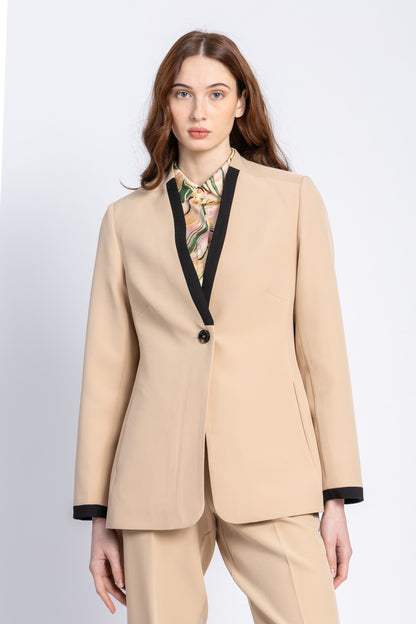 crepe jacket