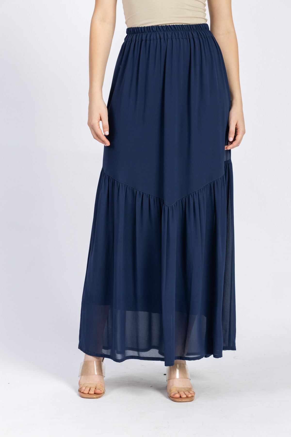 chiffon skirt