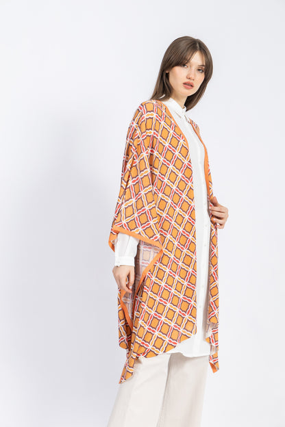 one size knitwear poncho