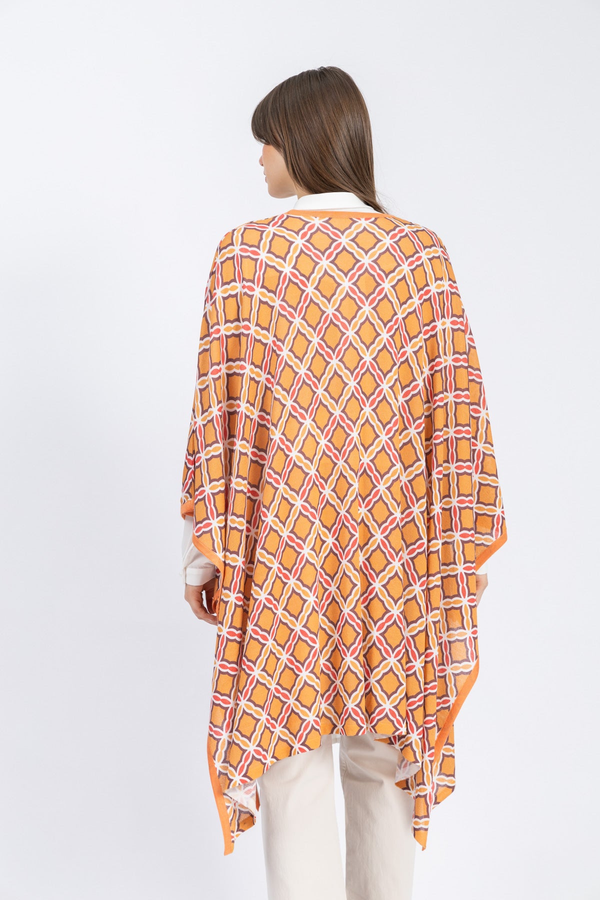 one size knitwear poncho