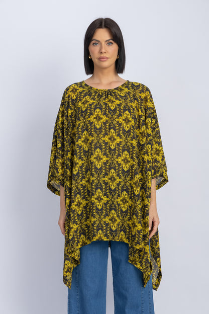 chiffon poncho