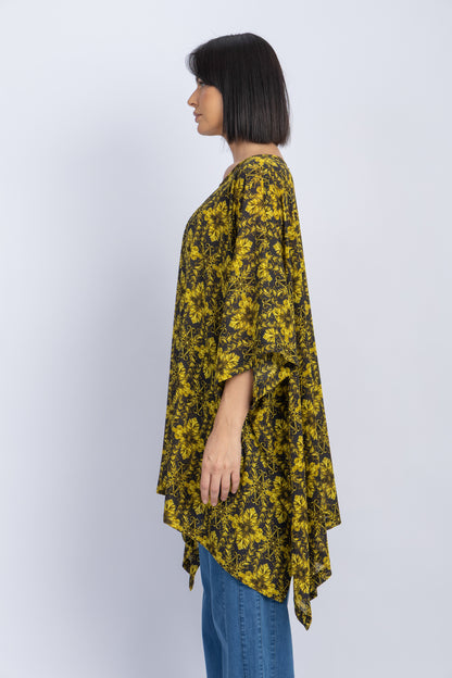 chiffon poncho