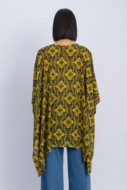 chiffon poncho