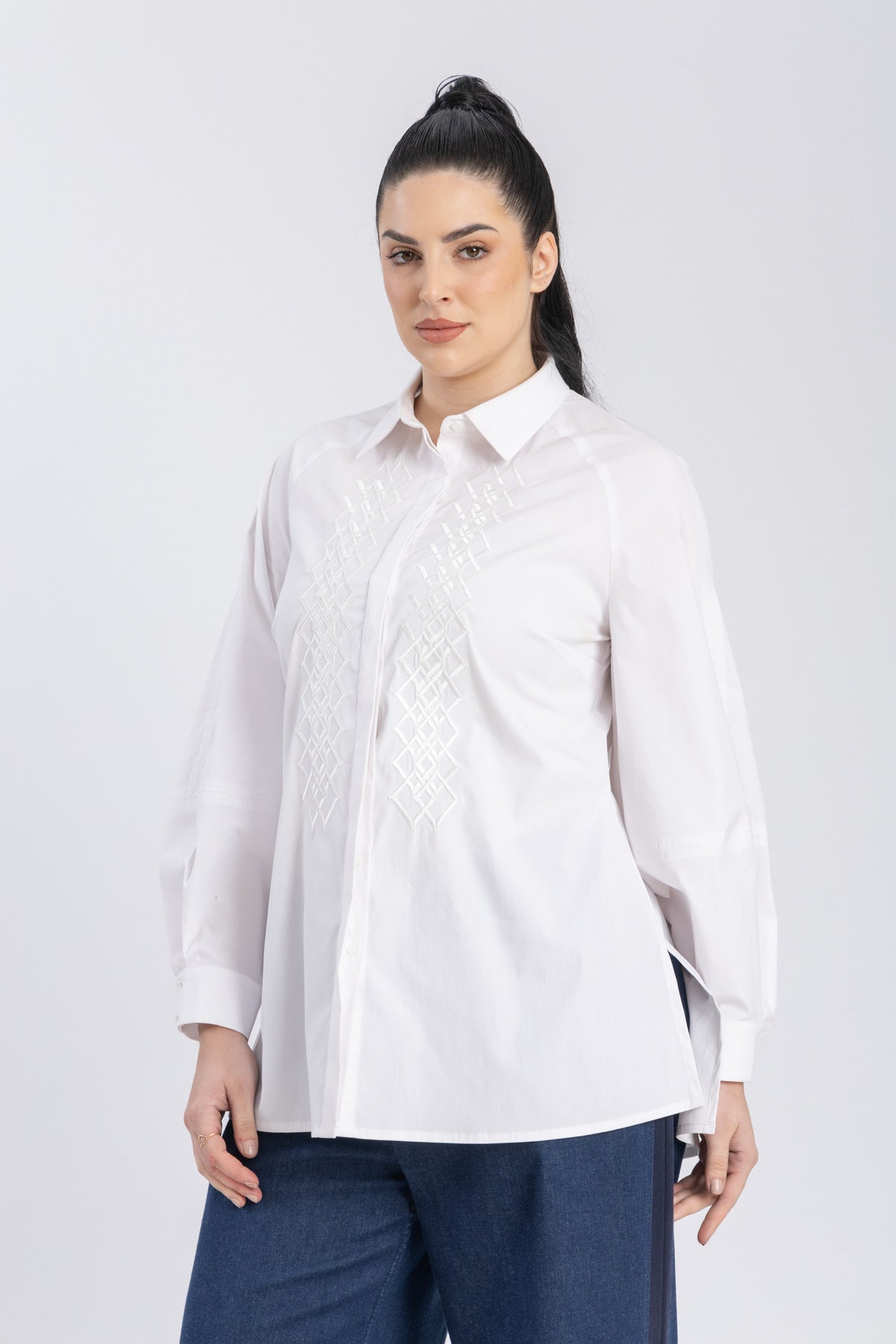 cotton poplin shirt