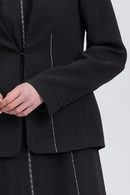 crepe jacket