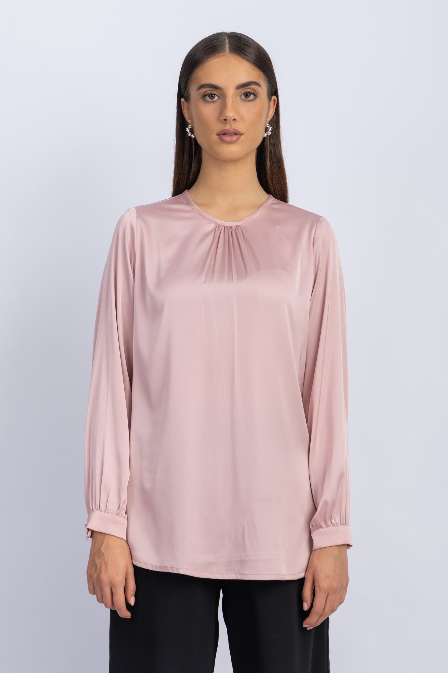 satin blouse