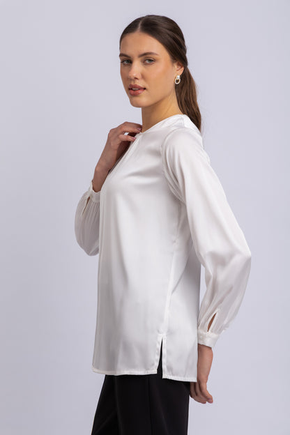 satin blouse