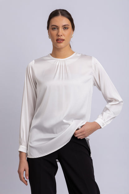 satin blouse
