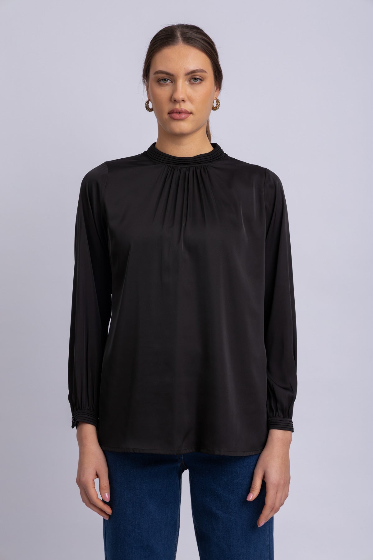satin blouse
