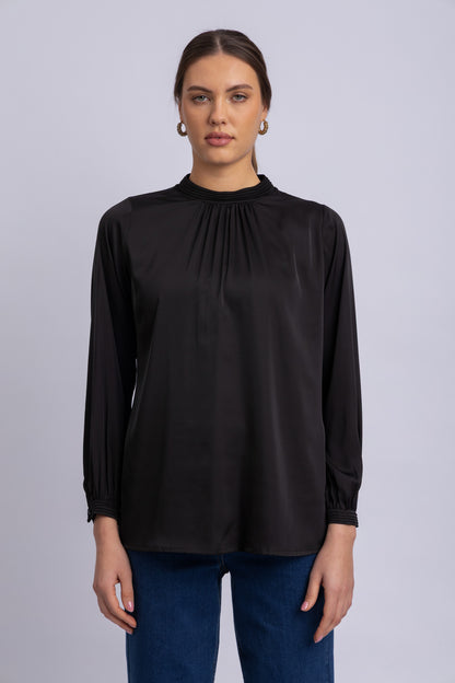 satin blouse