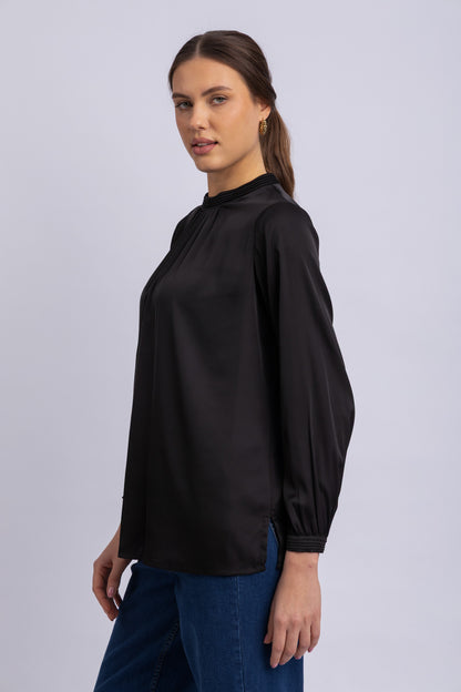 satin blouse