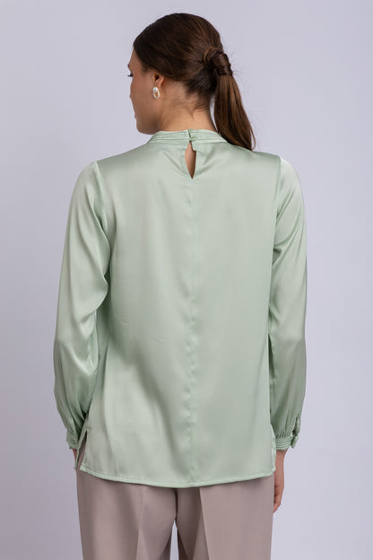 satin blouse