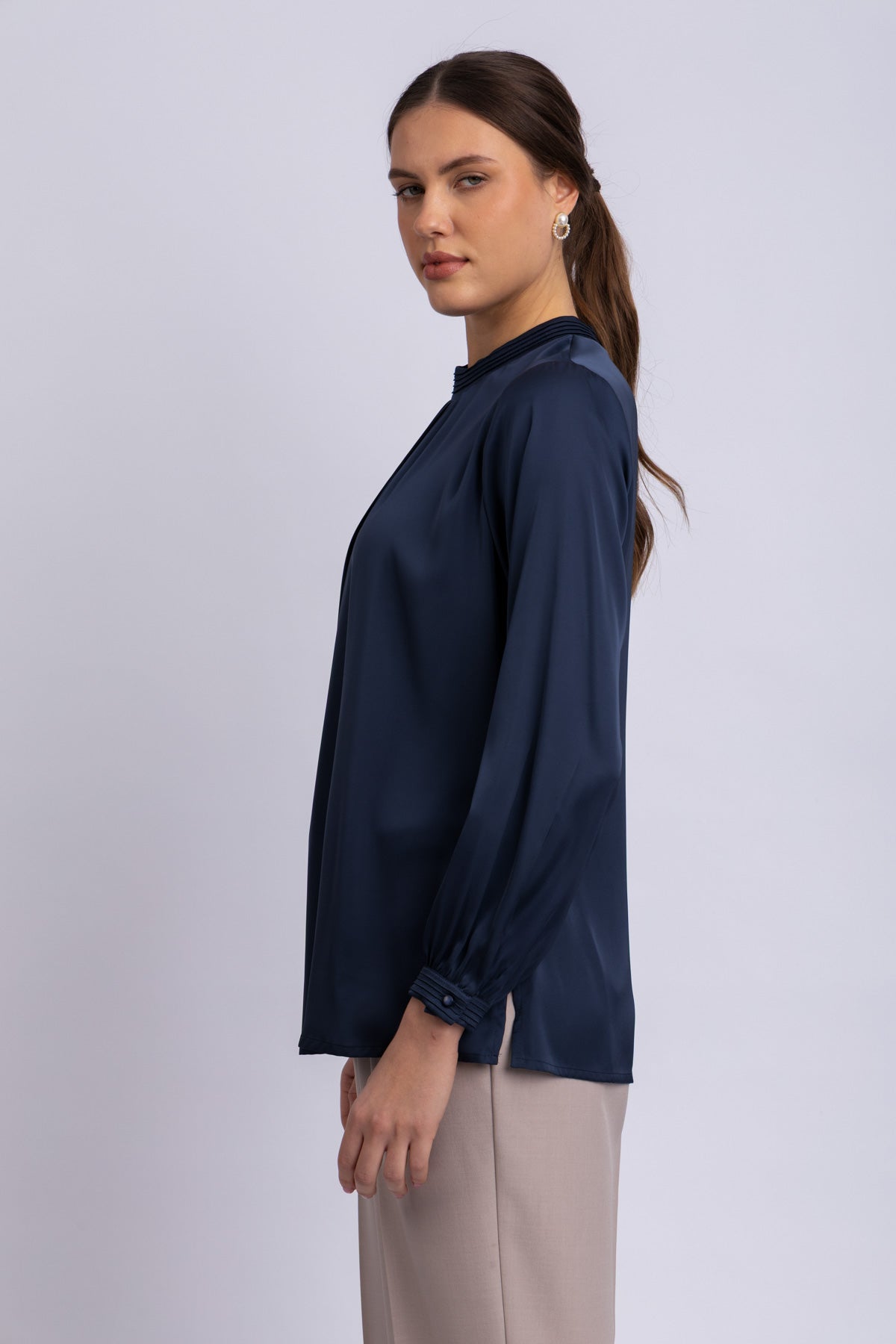 satin blouse