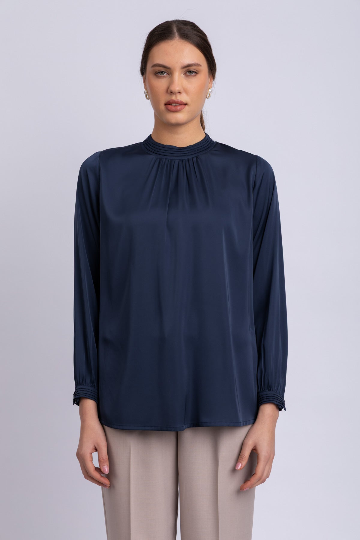 satin blouse