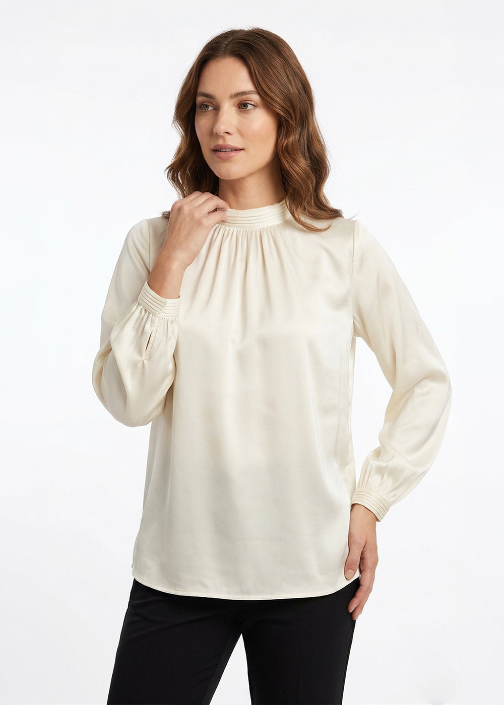 satin blouse