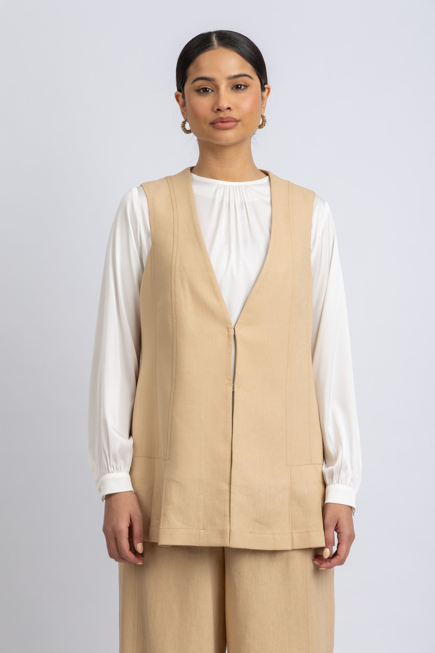 linen vest