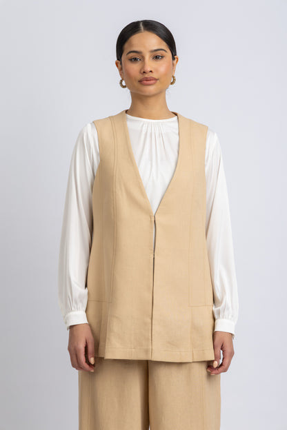 linen vest