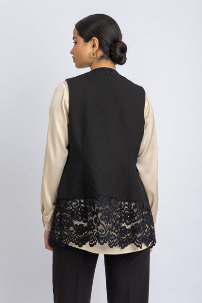 crepe vest