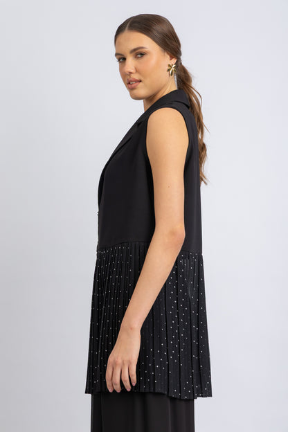 crepe vest
